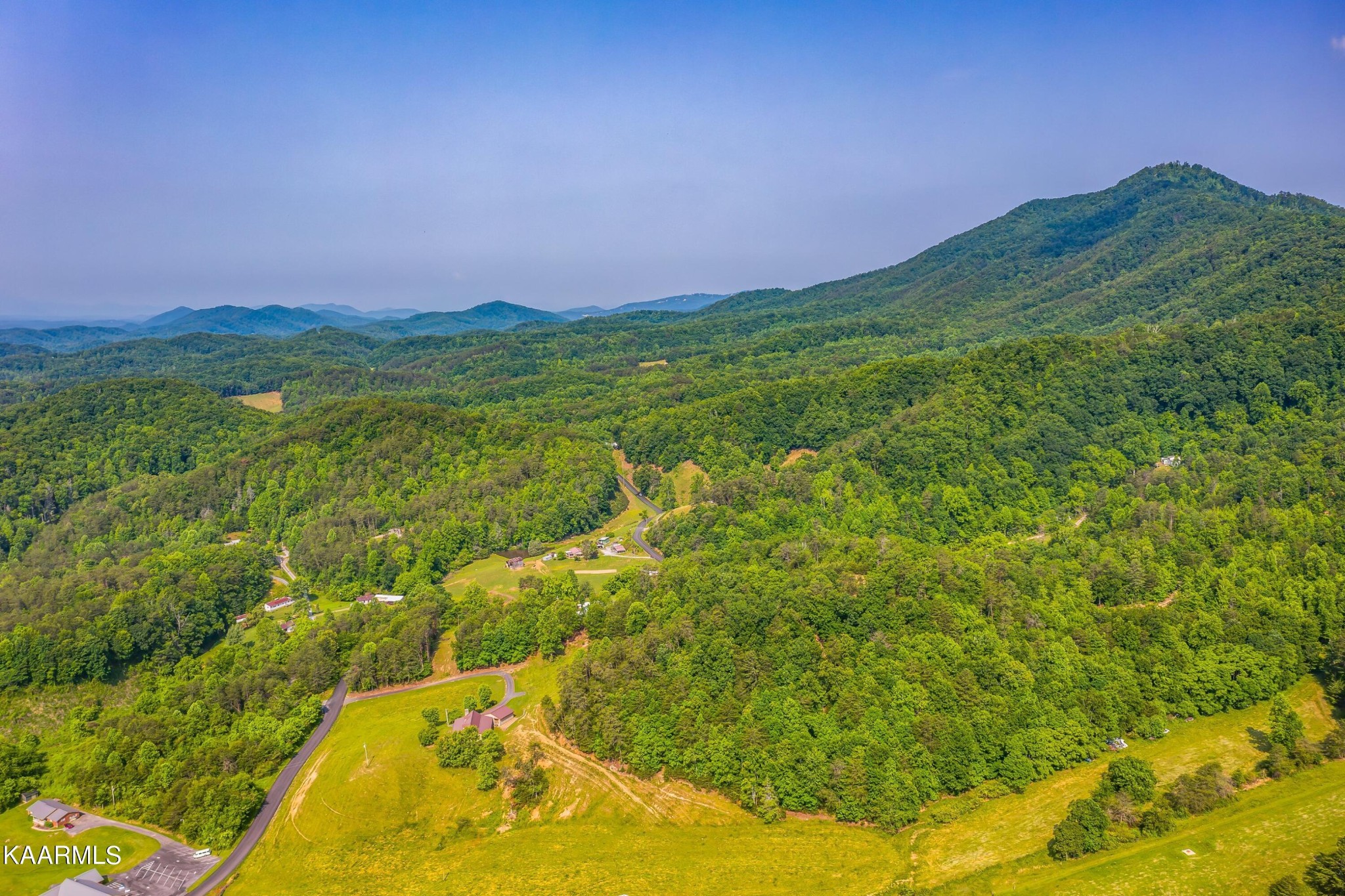 3226 Bogard Road Cosby, TN 37722 - Photo 33 of 35 a view of a city with lush green forest