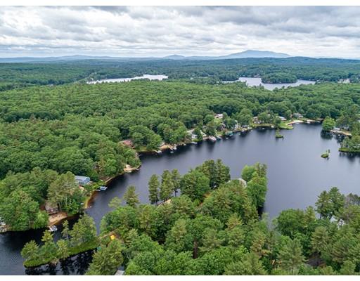 276 Lakeview Drive Winchendon, MA 01475 - Photo 32 of 37 an aerial view of a house with outdoor space and lake view