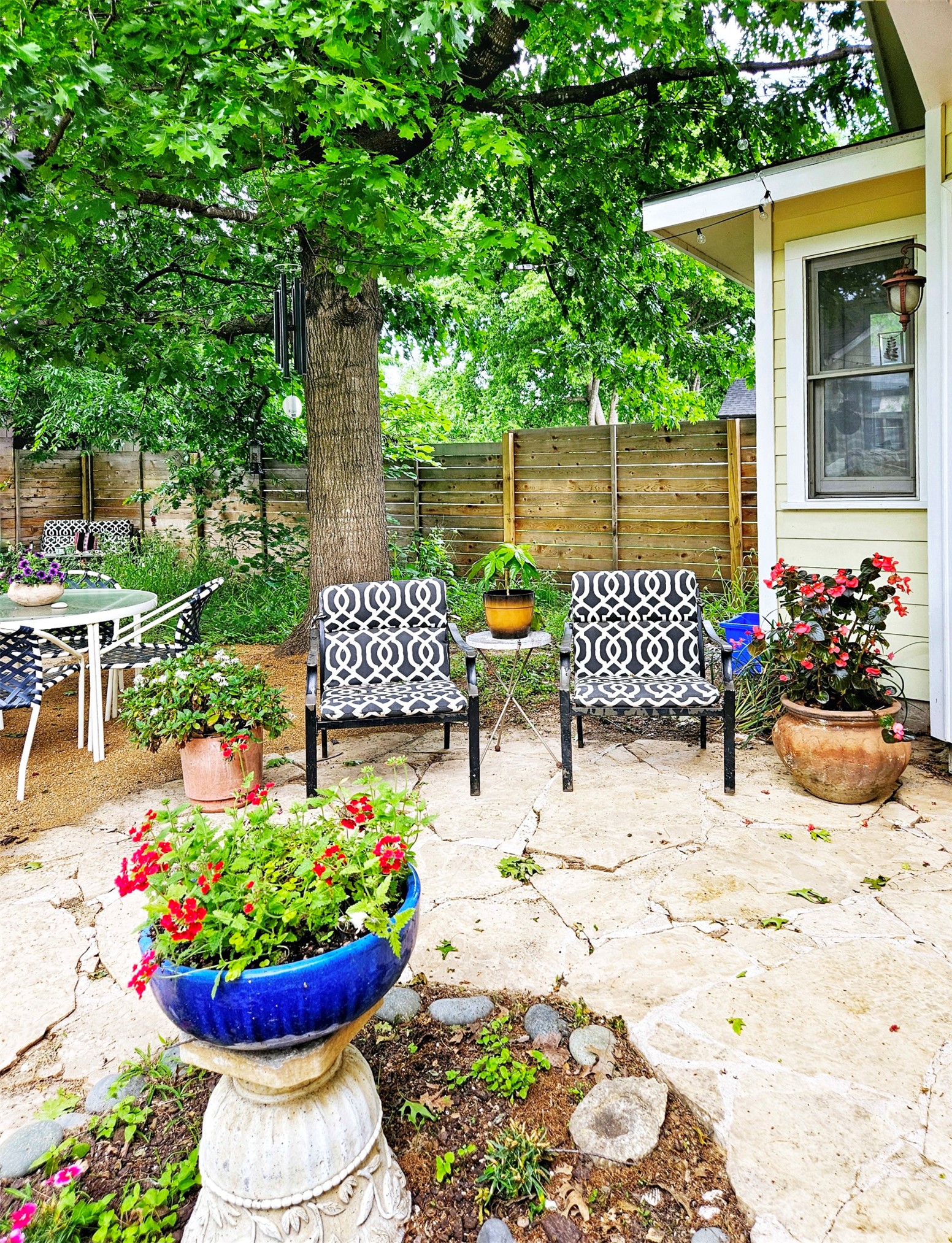 1906 Collier Street Austin, TX 78704 - Photo 30 of 40 a view of a chair and table in back yard of the house