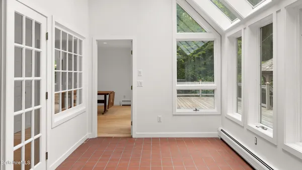 a view of the door of the house