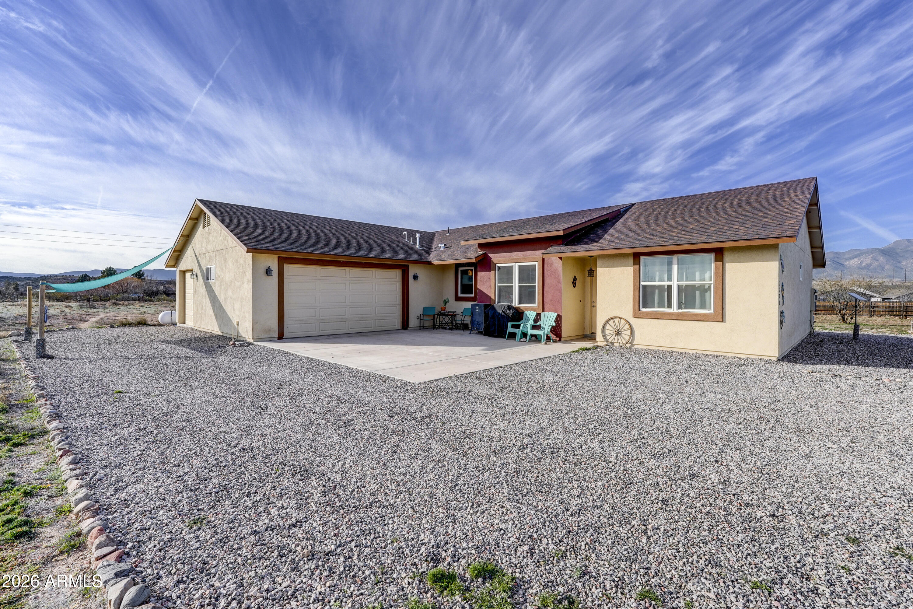 2771 South Country Hill Road Cornville, AZ 86325 - Photo 1 of 20 a view of house with backyard and porch