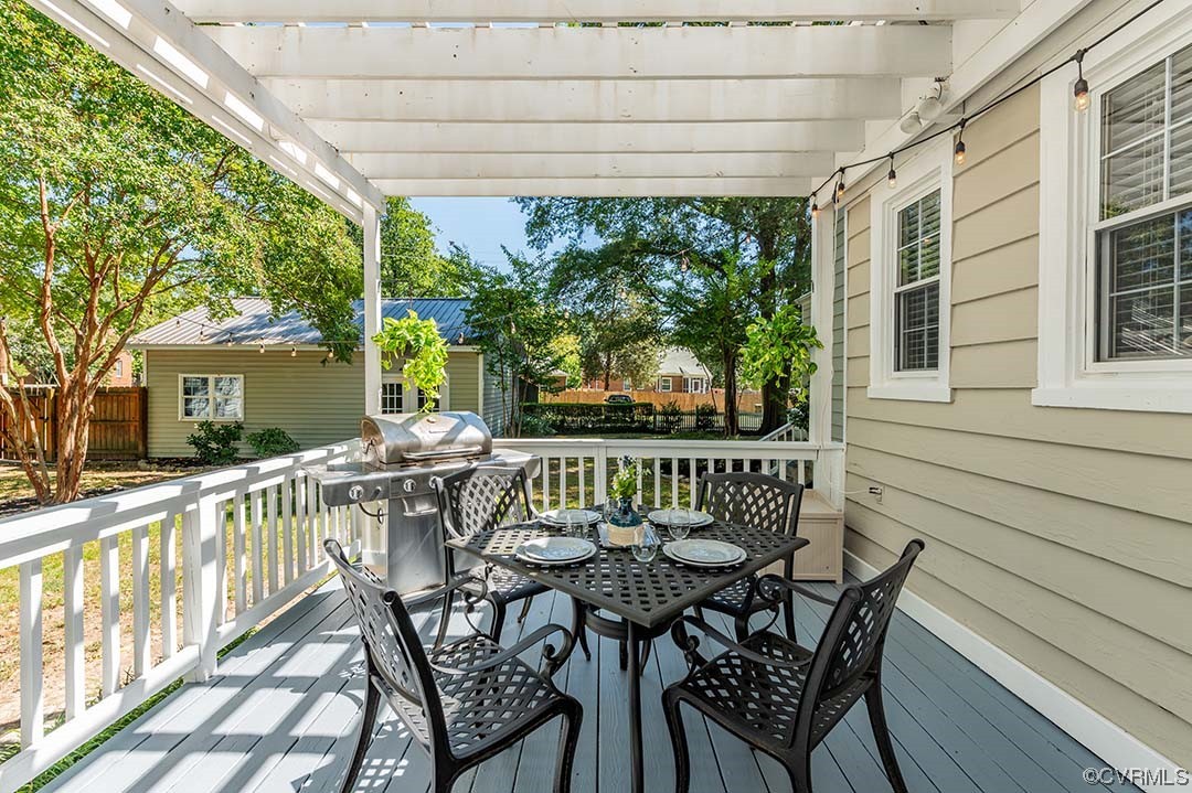 5009 Devonshire Road Richmond, VA 23225 - Photo 35 of 43 a view of a chairs and table in the balcony