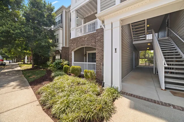 a view of a house with a garden