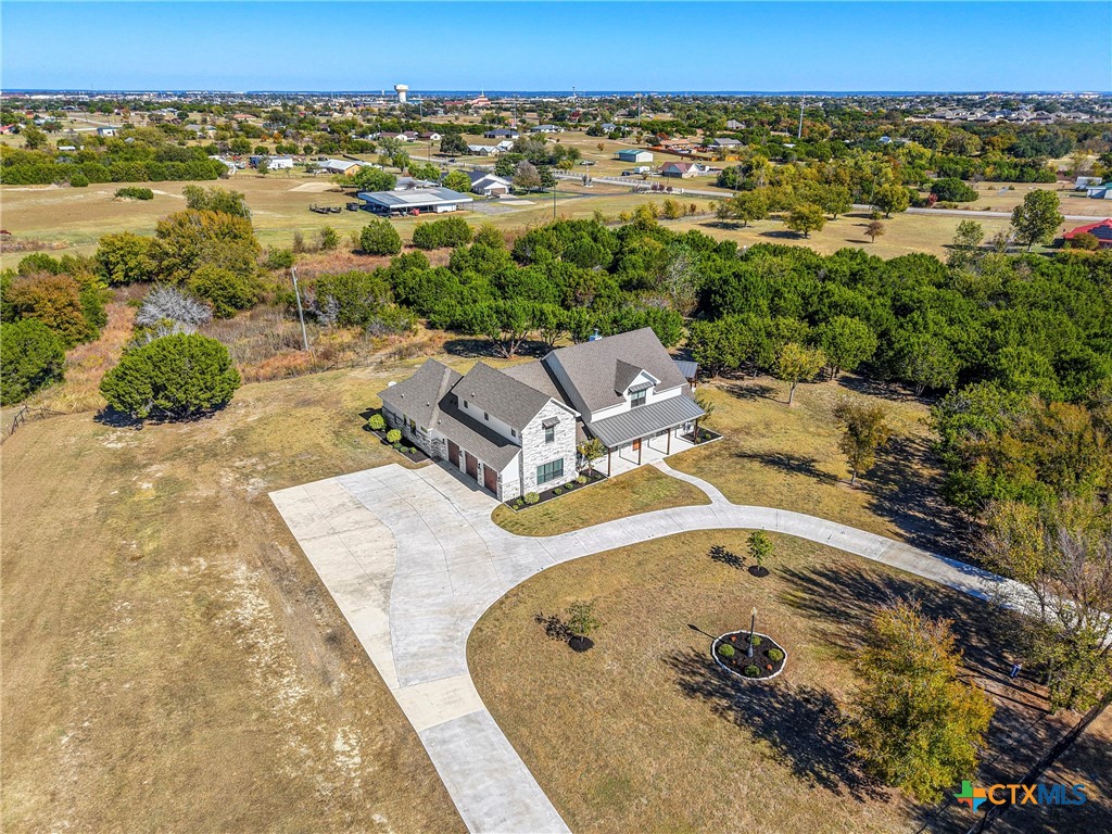 360 Grove Road Killeen, TX 76542 - Photo 48 of 48 an aerial view of a house with a yard