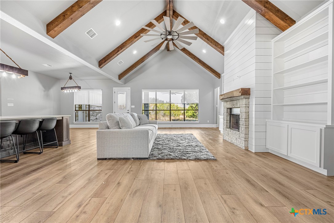 360 Grove Road Killeen, TX 76542 - Photo 9 of 48 a living room with furniture and wooden floor
