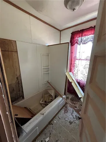 a room with storage and utility