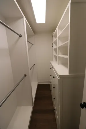 a view of hallway with stairs