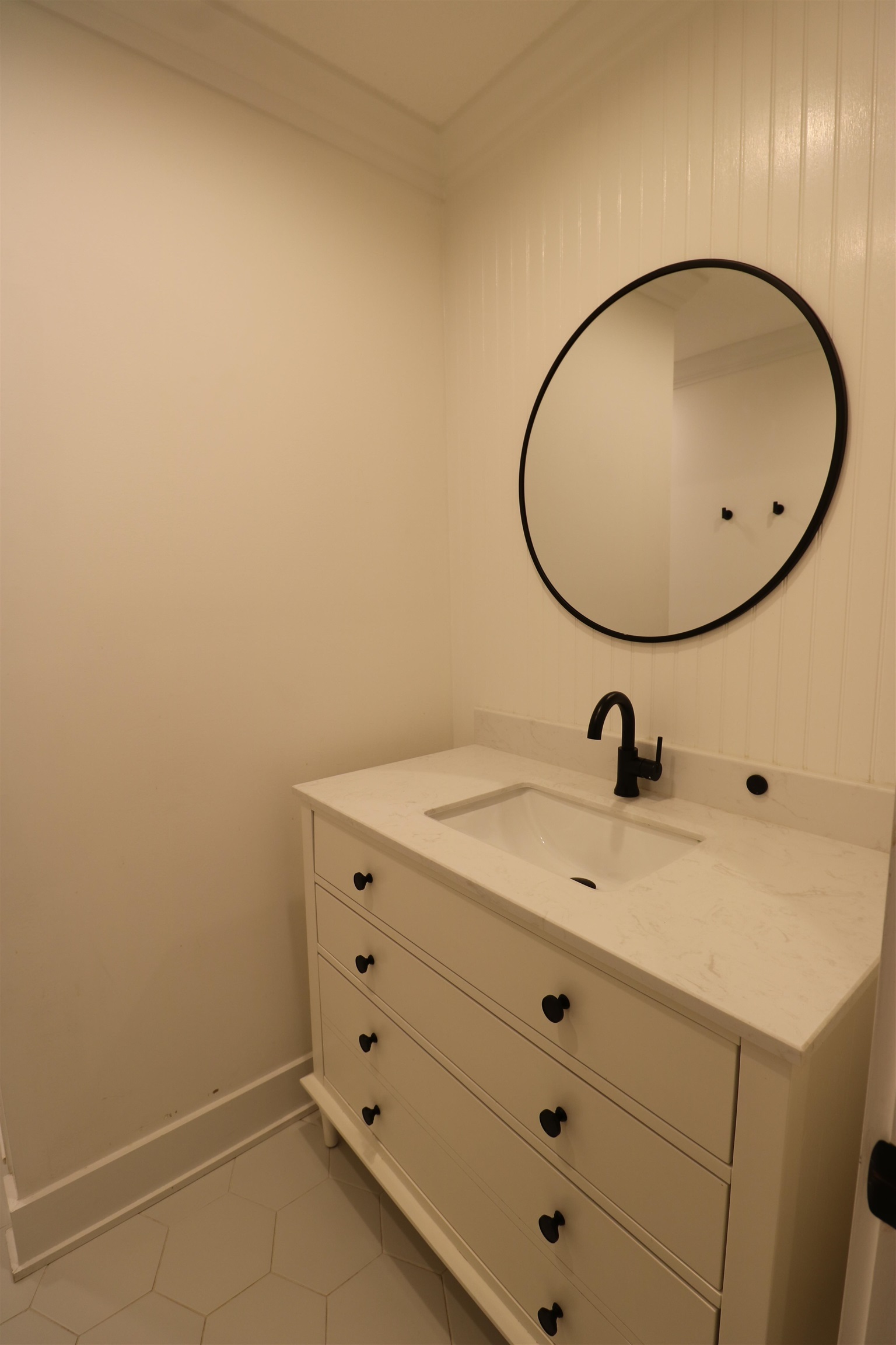 140 Seminole Road St. Augustine, FL 32086 - Photo 15 of 26 a bathroom with a sink and mirror