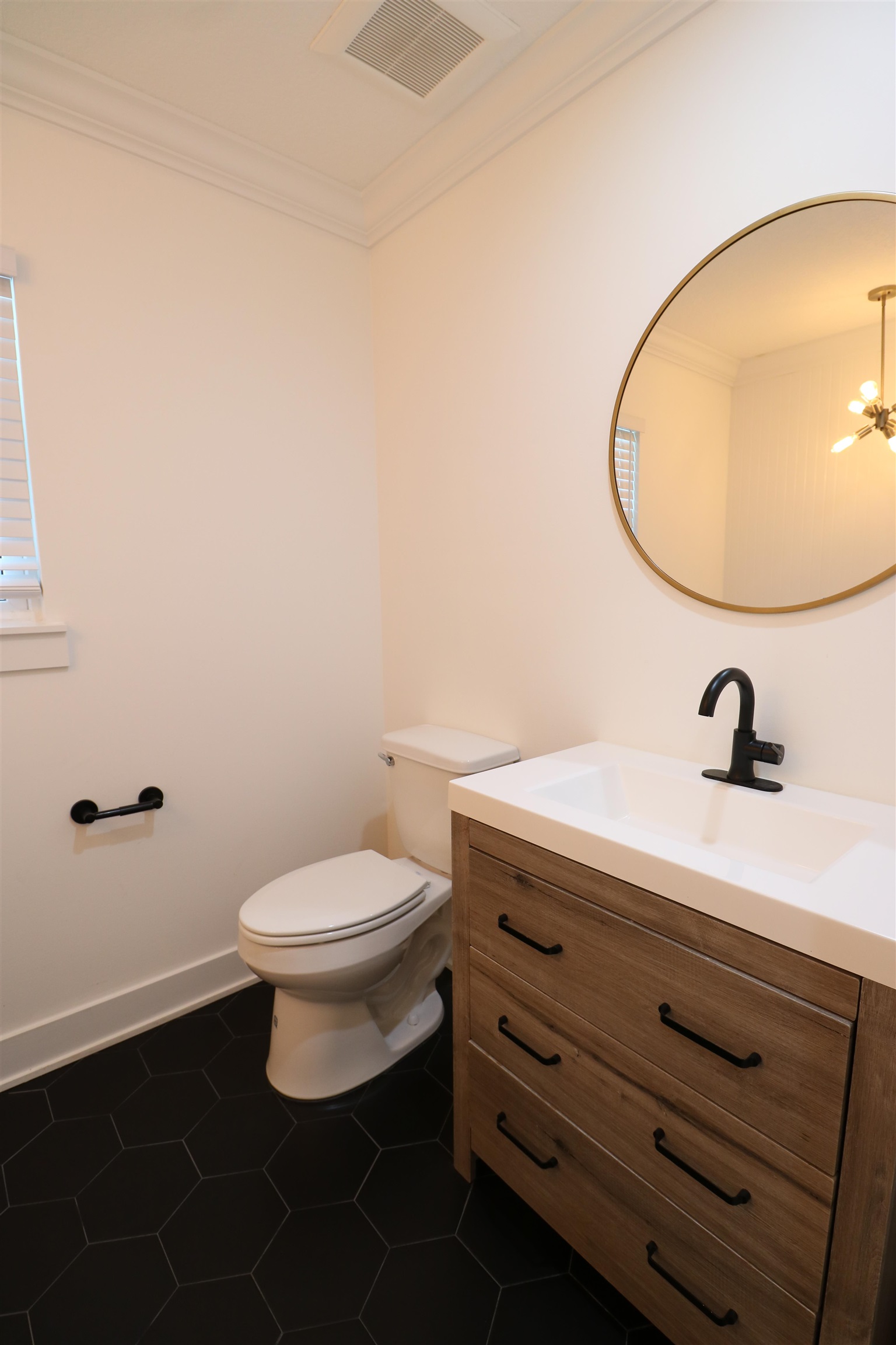 140 Seminole Road St. Augustine, FL 32086 - Photo 21 of 26 a bathroom with a sink and a mirror