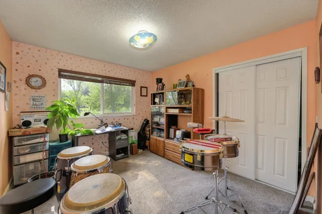 a room with furniture and window