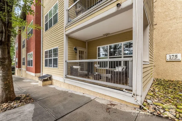 a view of a entryway of the house