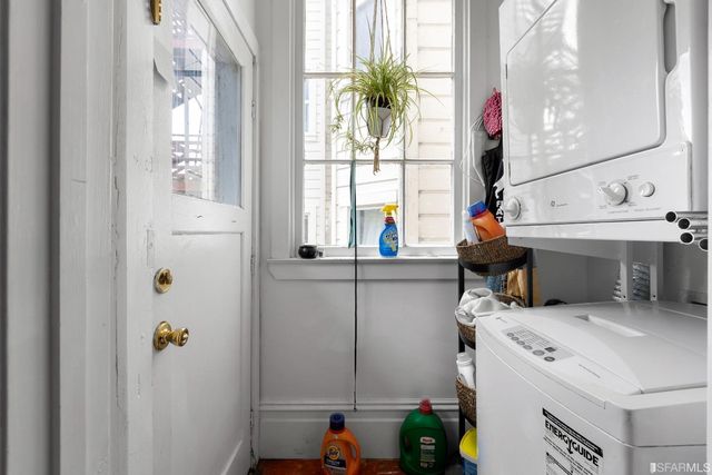 a room with storage and utility