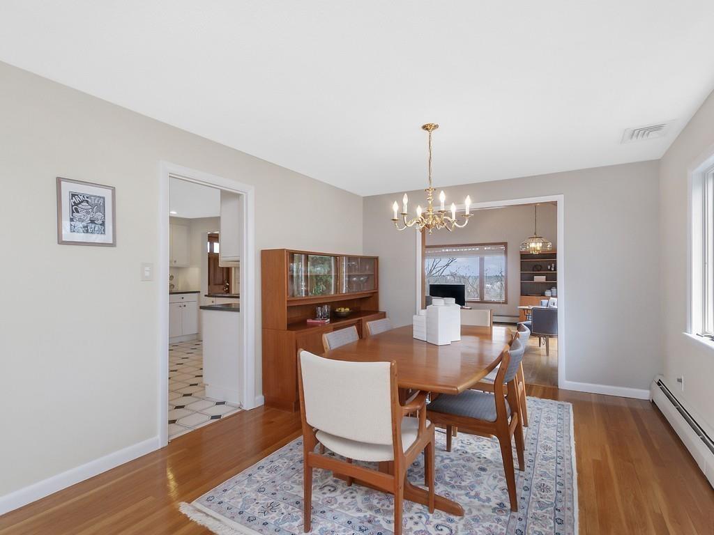 37 Slocum Road Boston, MA 02130 - Photo 8 of 27 a dining room with furniture a chandelier and wooden floor