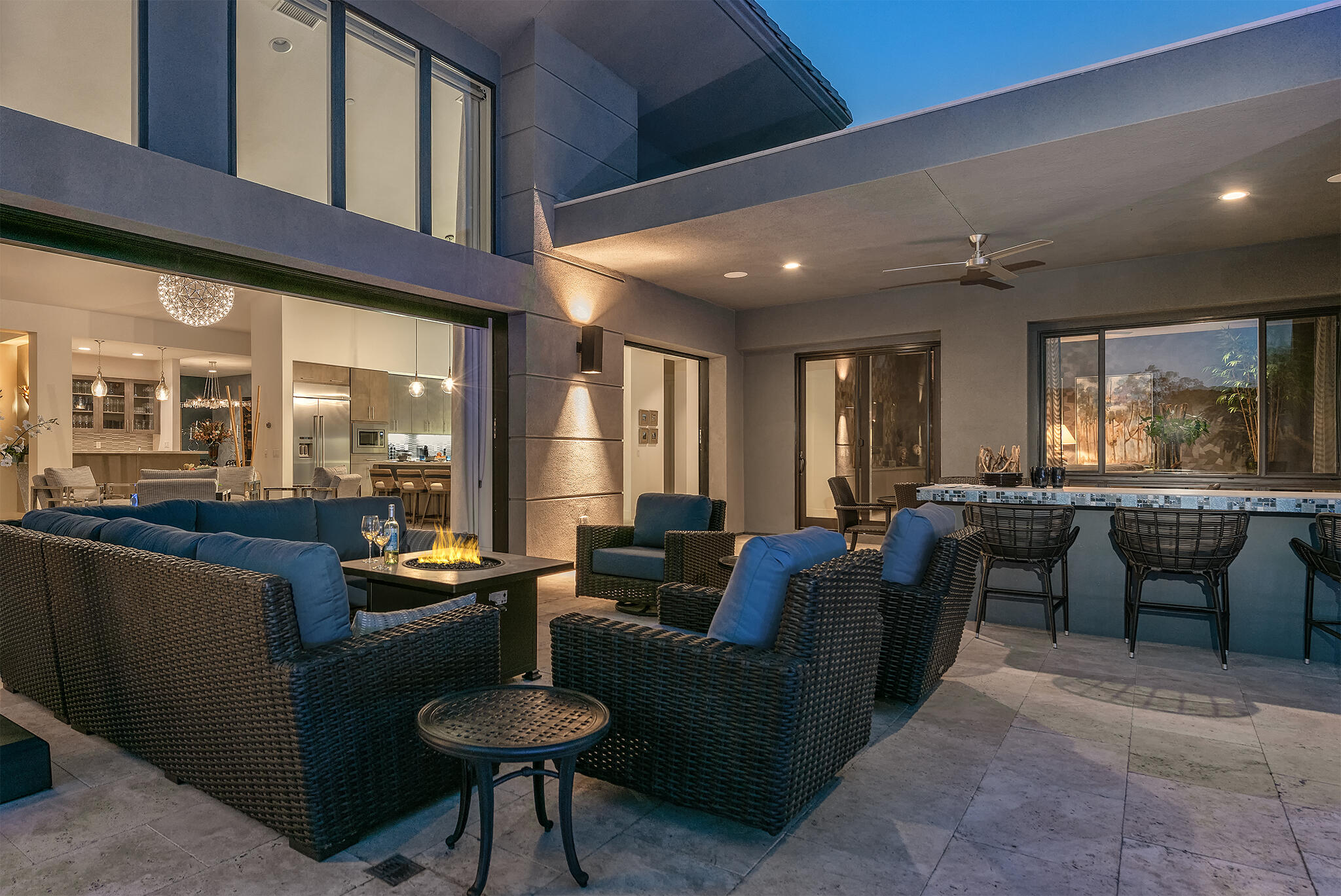 1 Via Merenda Rancho Mirage, CA 92270 - Photo 18 of 29 a living room with furniture and a large window