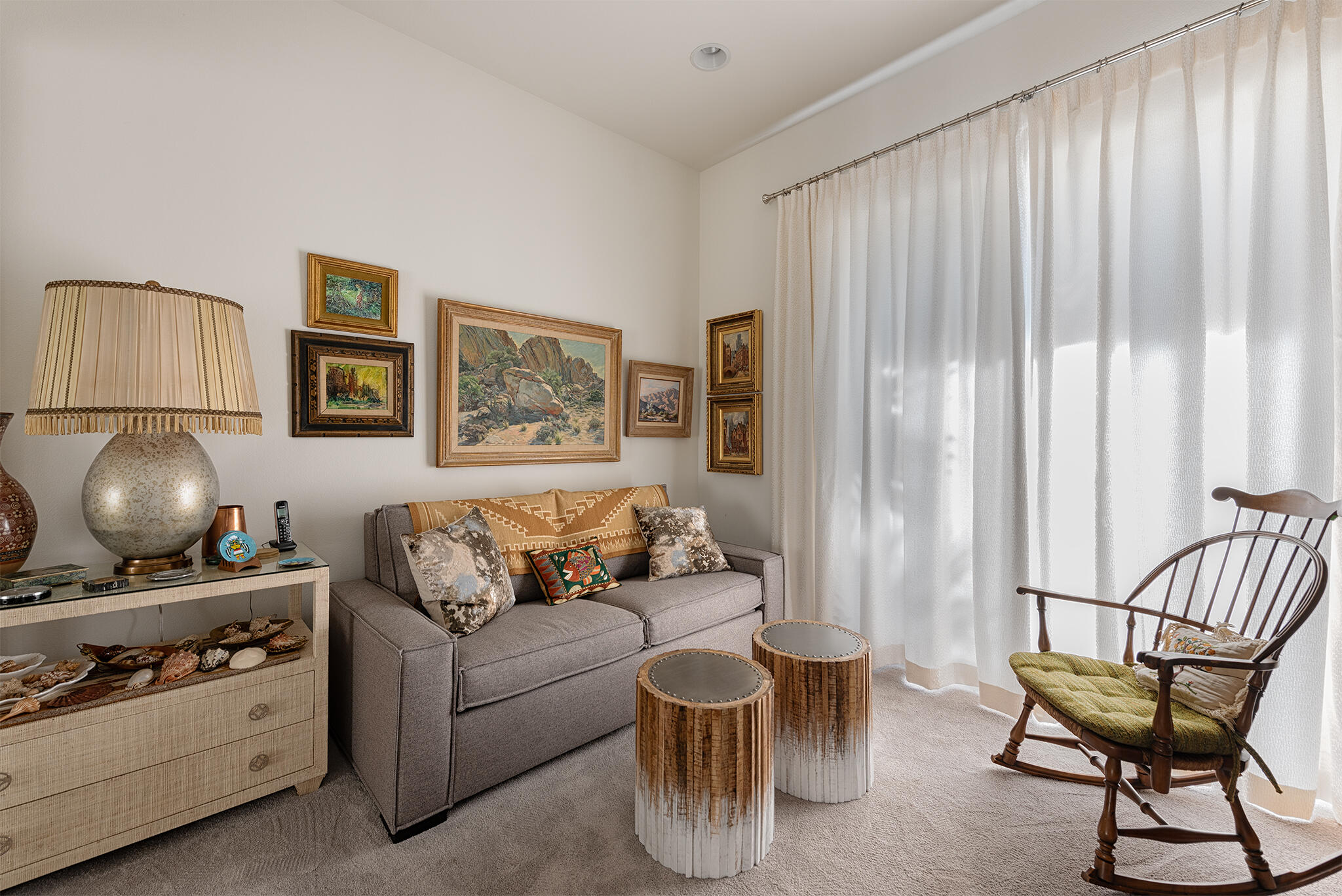 1 Via Merenda Rancho Mirage, CA 92270 - Photo 26 of 29 a living room with furniture and a window