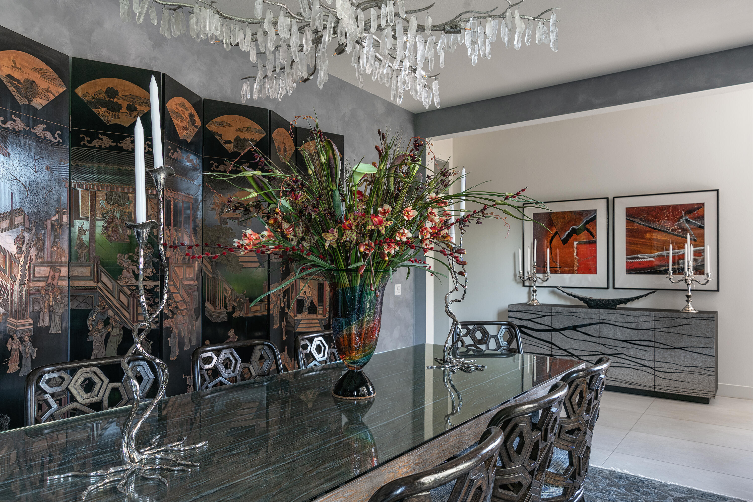 1 Via Merenda Rancho Mirage, CA 92270 - Photo 10 of 29 a vase of flowers sitting on a table