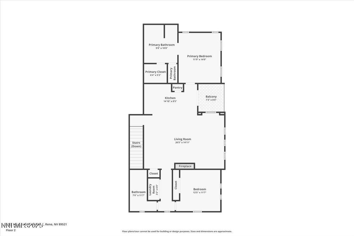 1932 Wind Ranch Road, Unit C Reno, NV 89521 - Photo 4 of 29 a picture of floor plan