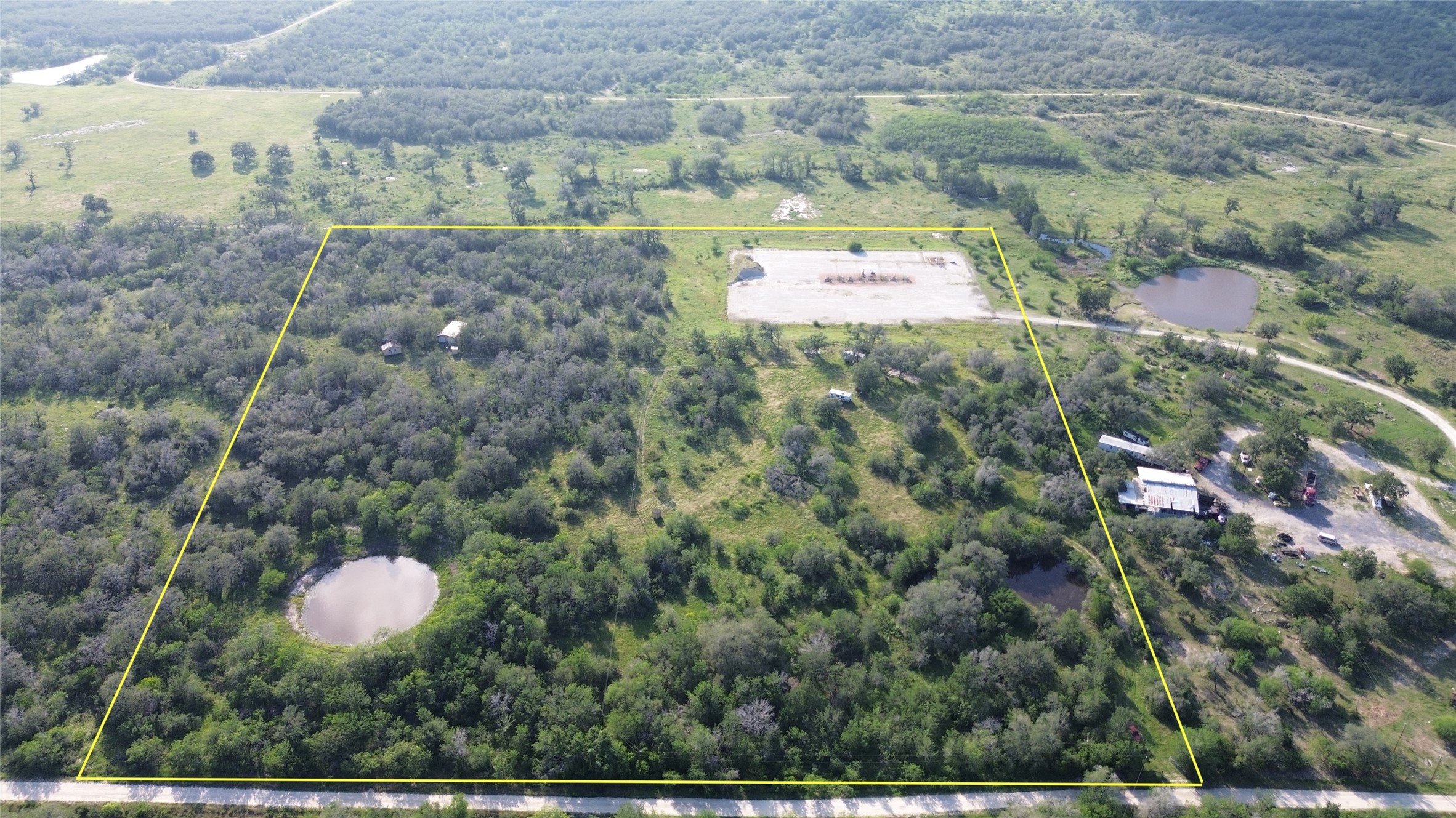 502 Robertson Road Smiley, TX 78159 - Photo 1 of 31 an aerial view of residential houses with outdoor space