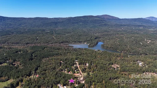 a view of a mountain in the distance