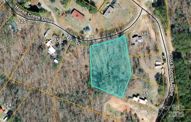 a view of a small yard