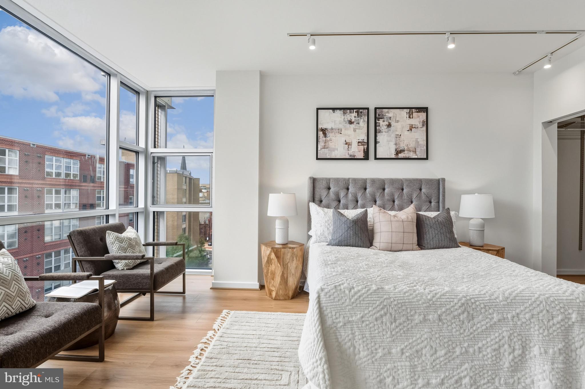 1300 13th Street Northwest, Unit 801 Washington, DC 20005 - Photo 13 of 28 Primary bedroom with walk-in-closet