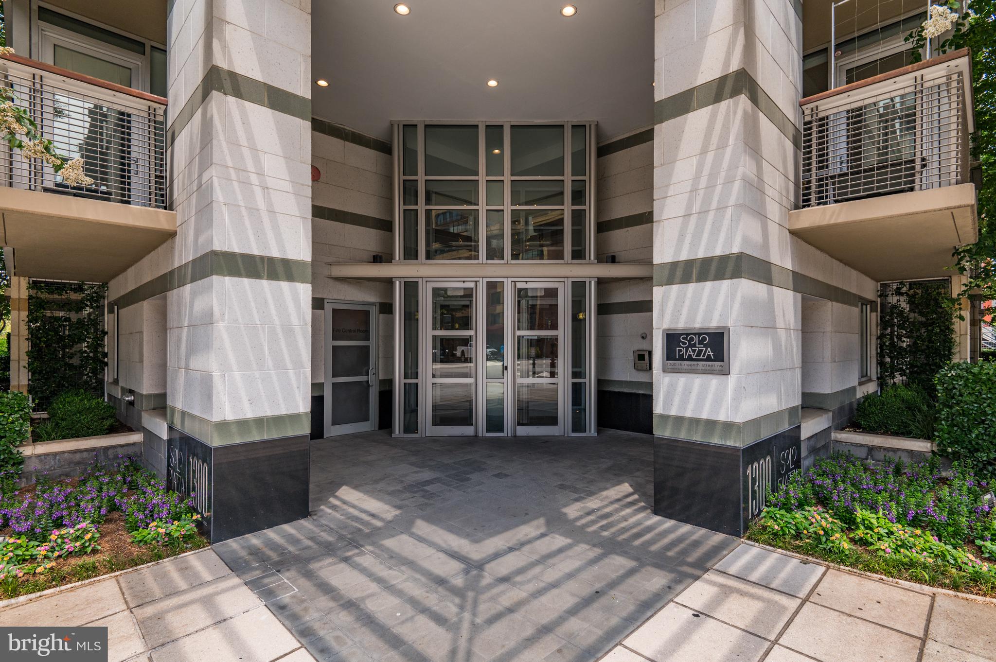 1300 13th Street Northwest, Unit 801 Washington, DC 20005 - Photo 23 of 28 Solo Piazza Entrance