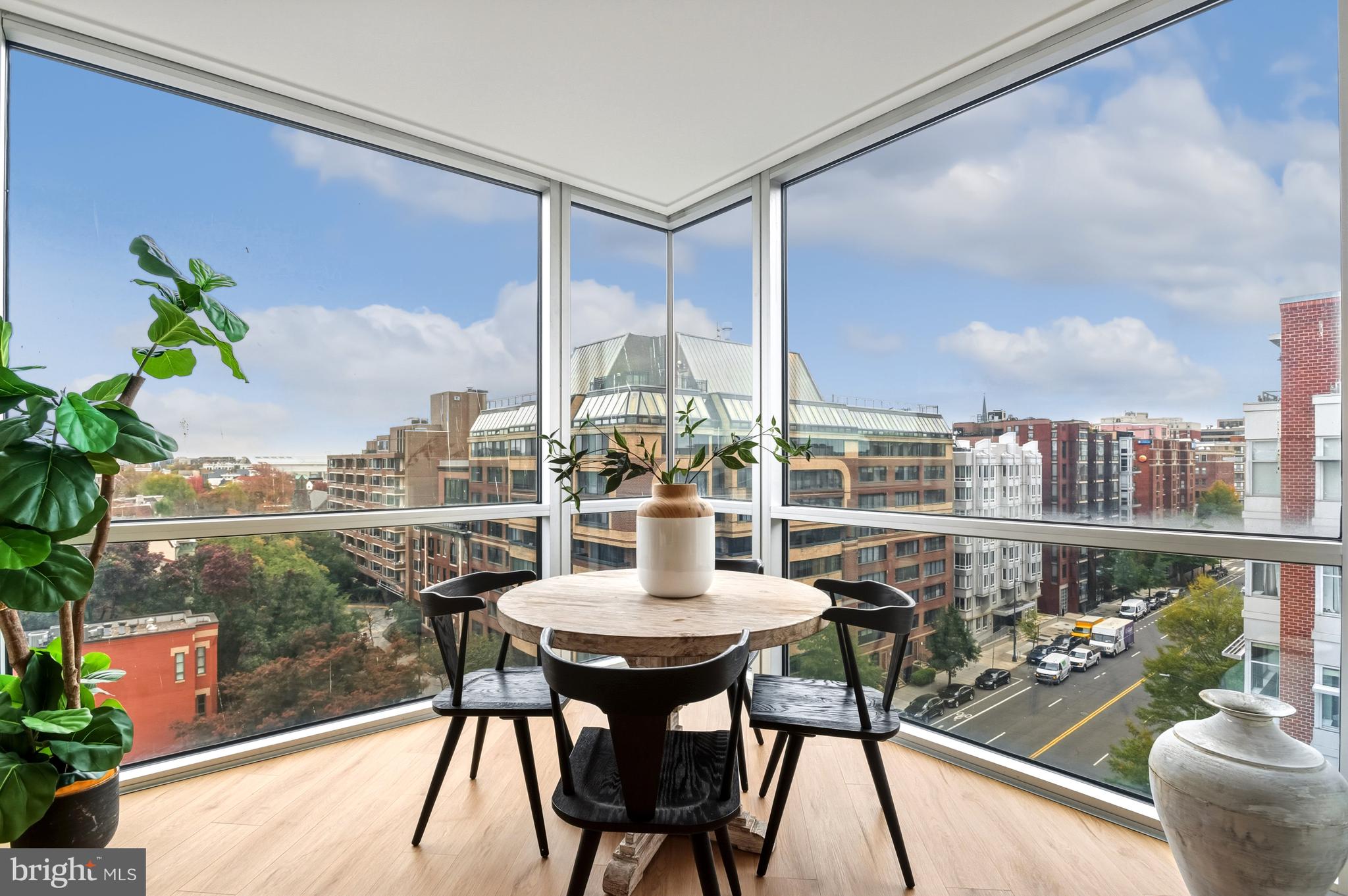 1300 13th Street Northwest, Unit 801 Washington, DC 20005 - Photo 7 of 28 Floor-to-ceiling windows fill the space with light