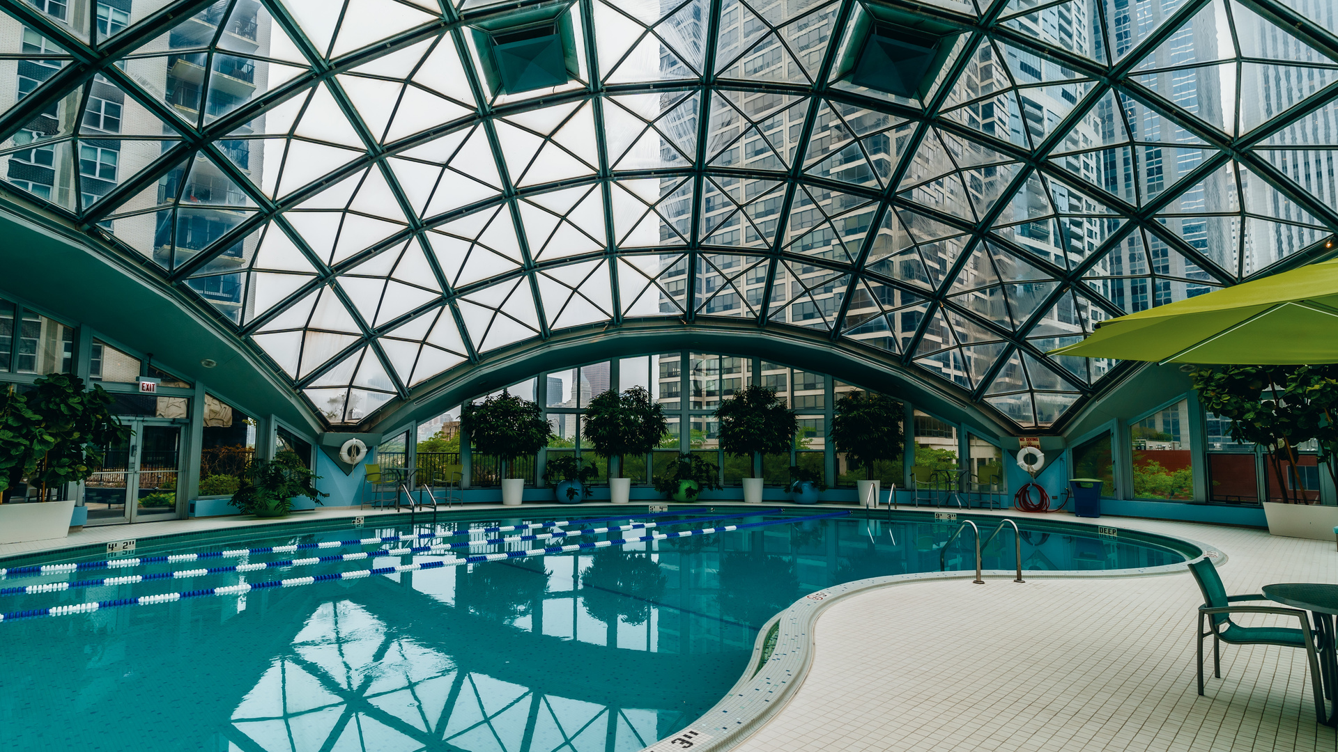 400 East Randolph Street, Unit 3915 Chicago, IL 60601 - Photo 15 of 16 a view of a swimming pool with a patio