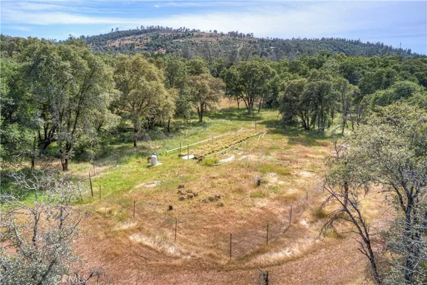 a view of a lake in middle of the town