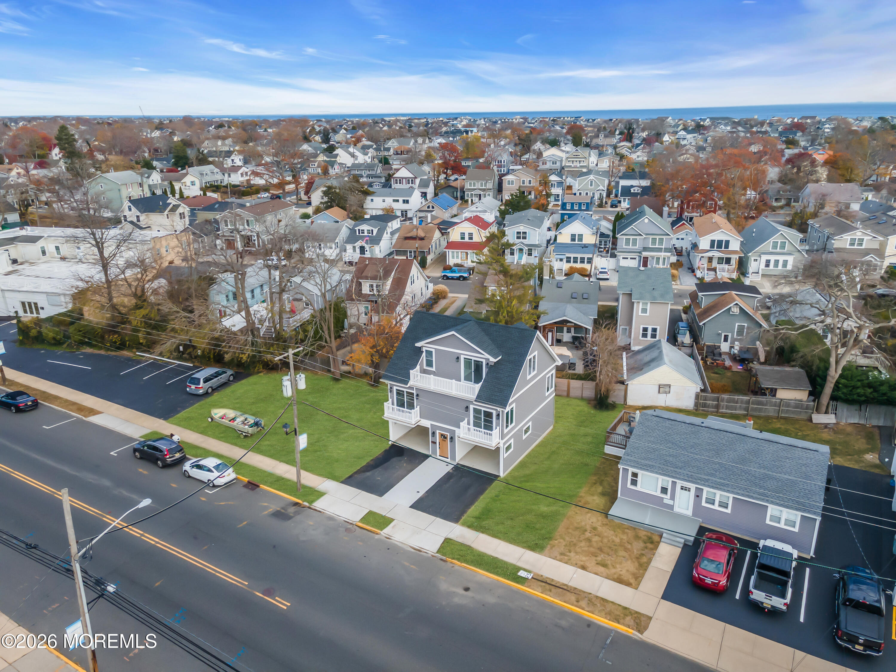 1900 Main Street Belmar, NJ 07719 - Photo 2 of 20 an aerial view of a city with lots of residential buildings