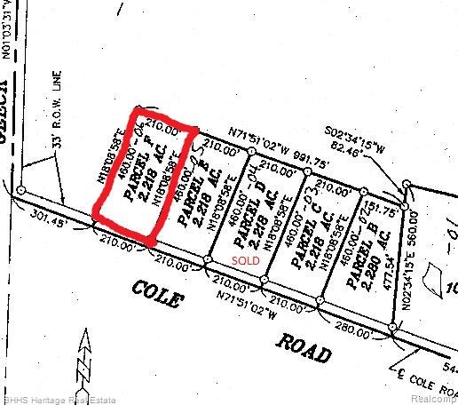 Lot F East Lot F Cole Road Bancroft, MI 48414 - Photo 1 of 2