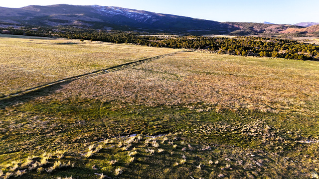 123 Tbd Forest Service Rd 640a (s Salina, UT 84654 - Photo 52 of 69 Aerial view of sparsely populated area featuring a mountain backdrop