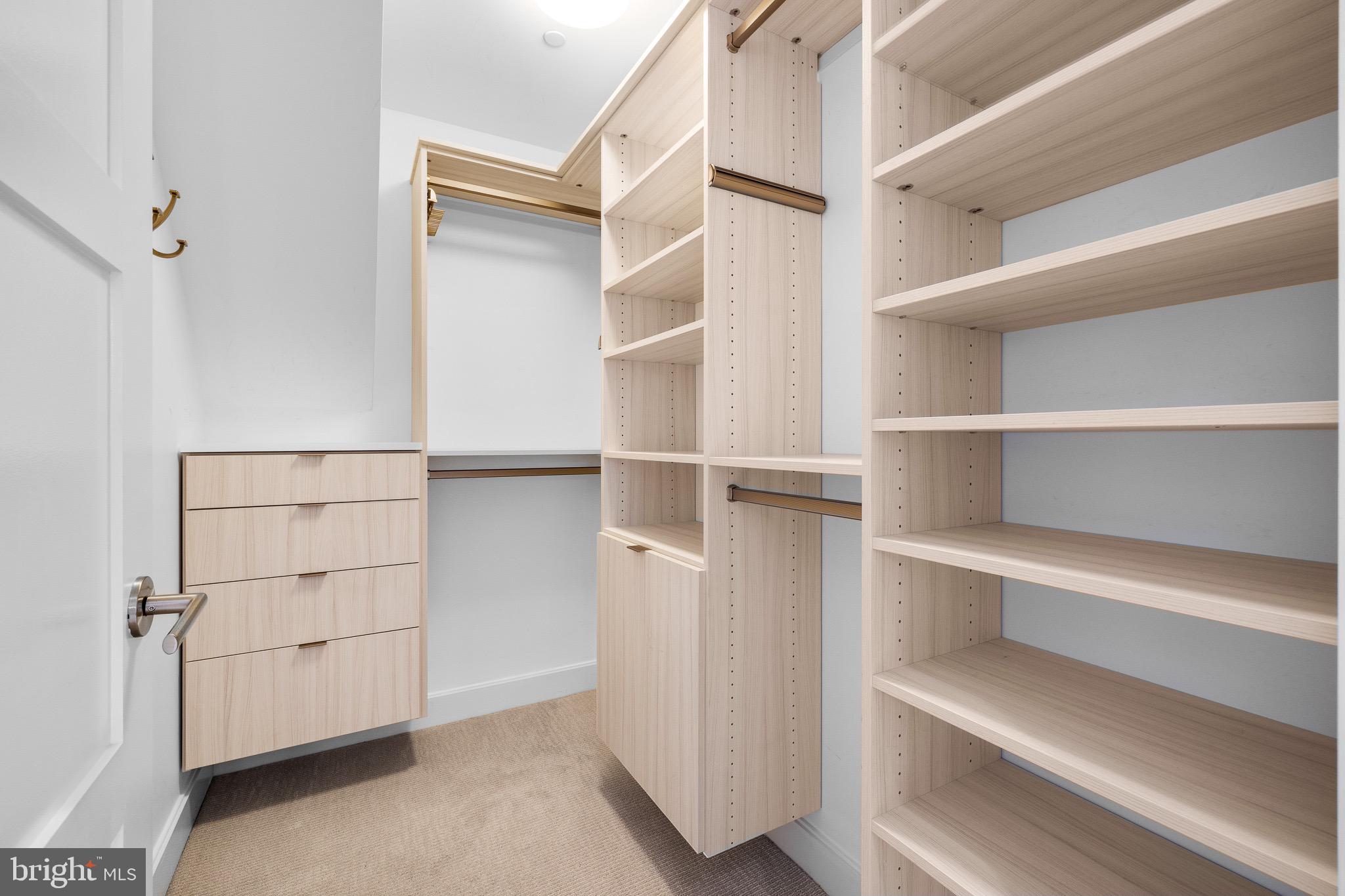 50 South 16th Street, Unit 5501 Philadelphia, PA 19103 - Photo 25 of 34 a view of an empty walk in closet