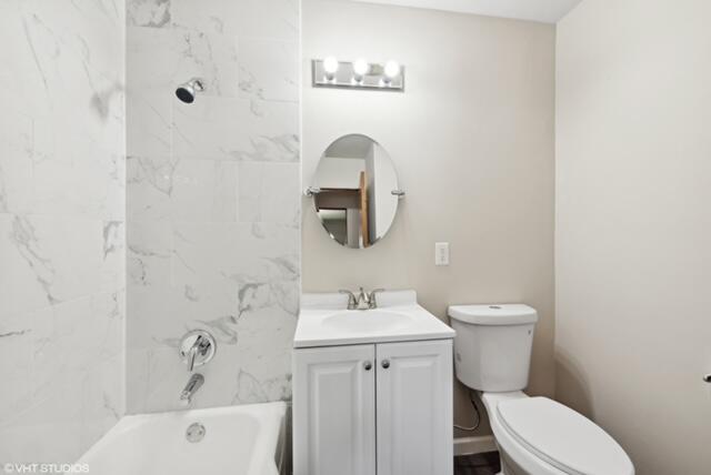 4865 Connecticut Street Gary, IN 46409 - Photo 7 of 9 a bathroom with a toilet sink and mirror