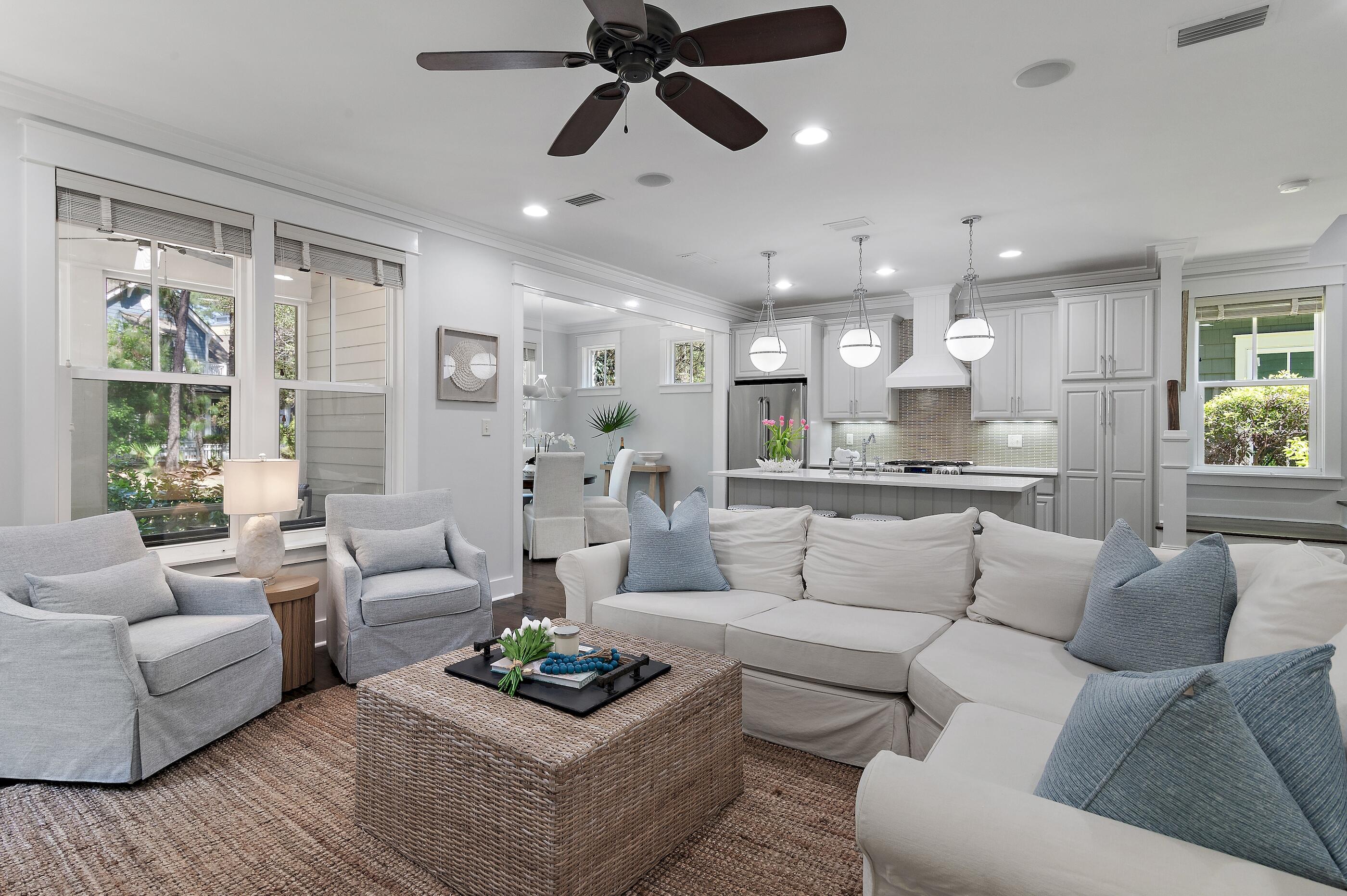 199 Anchor Rode Circle Santa Rosa Beach, FL 32459 - Photo 3 of 43 a living room with furniture and a large window