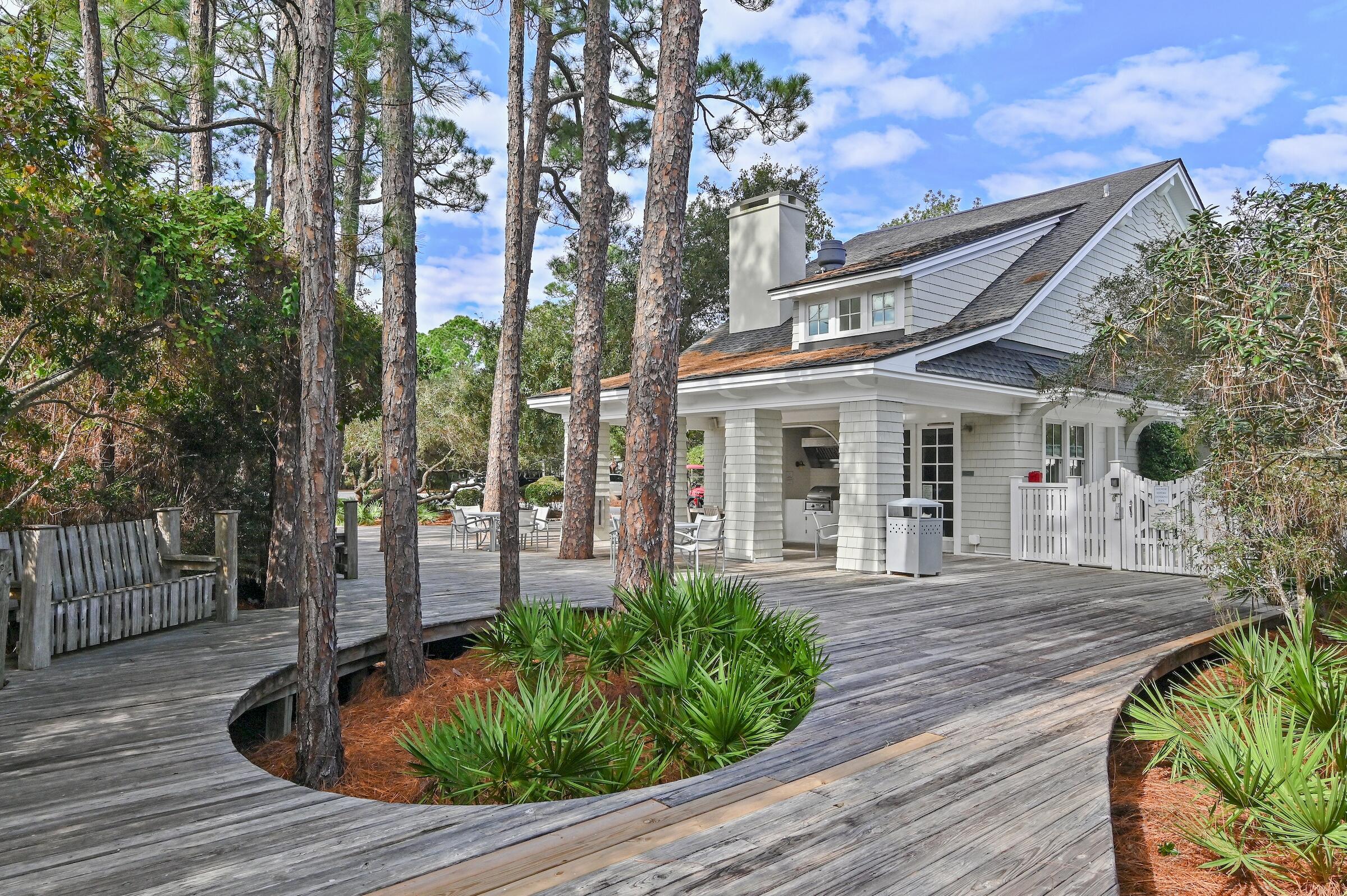 199 Anchor Rode Circle Santa Rosa Beach, FL 32459 - Photo 31 of 43 a front view of house with deck outdoor seating and green space