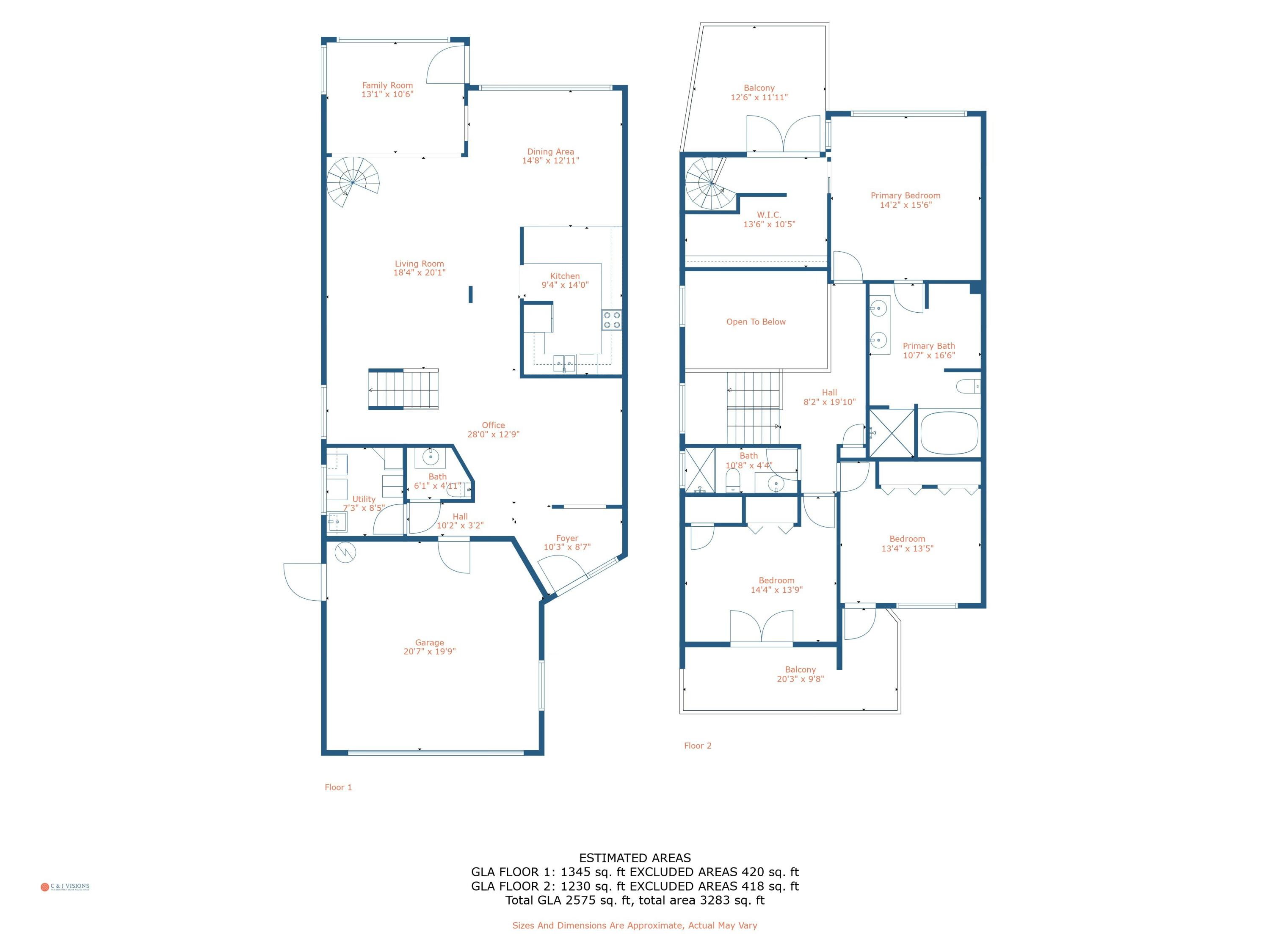 778 St Albans Drive Boca Raton, FL 33486 - Photo 29 of 29 Floor plan w/dimensions