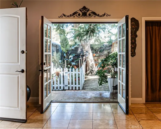 a view of a entryway door of the house