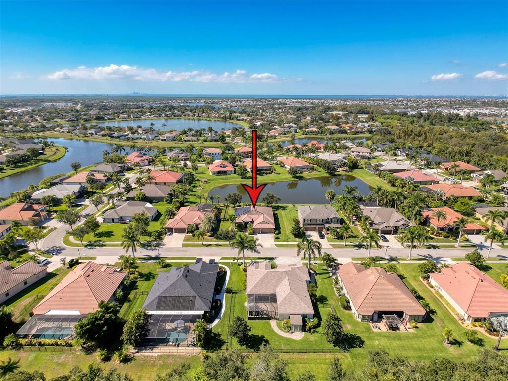 335 Cockle Shell Loop Apollo Beach, FL 33572 - Photo 62 of 90 an aerial view of residential houses with outdoor space