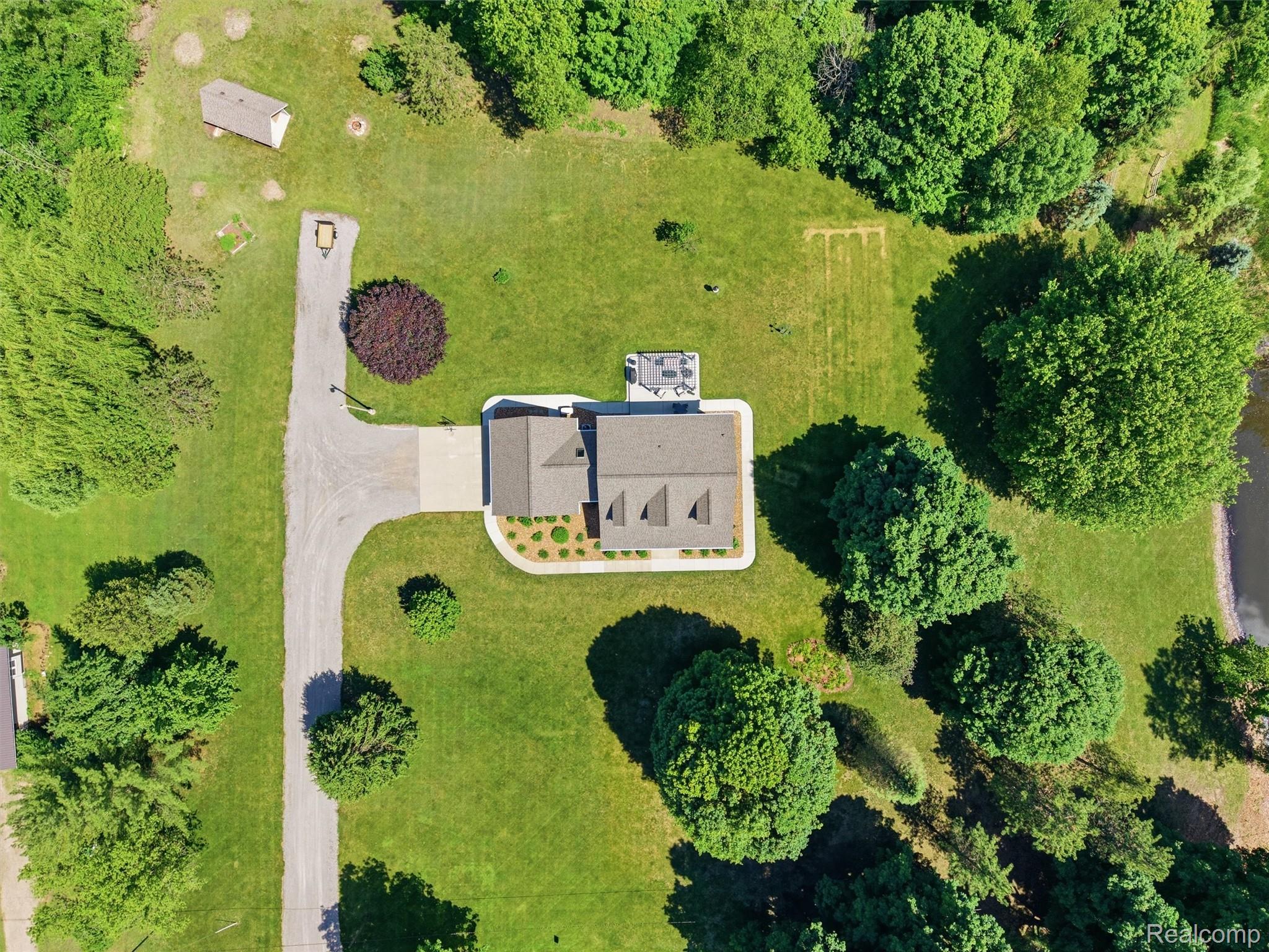 5449 Lum Road Attica, MI 48412 - Photo 22 of 82 Aerial view