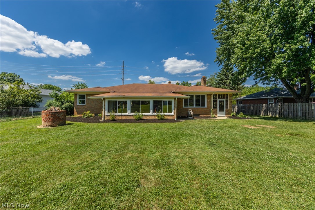 13145 East Bagley Road Cleveland, OH 44130 - Photo 2 of 35 View of 3 season room and that beautiful backyard for summertime entertaining!