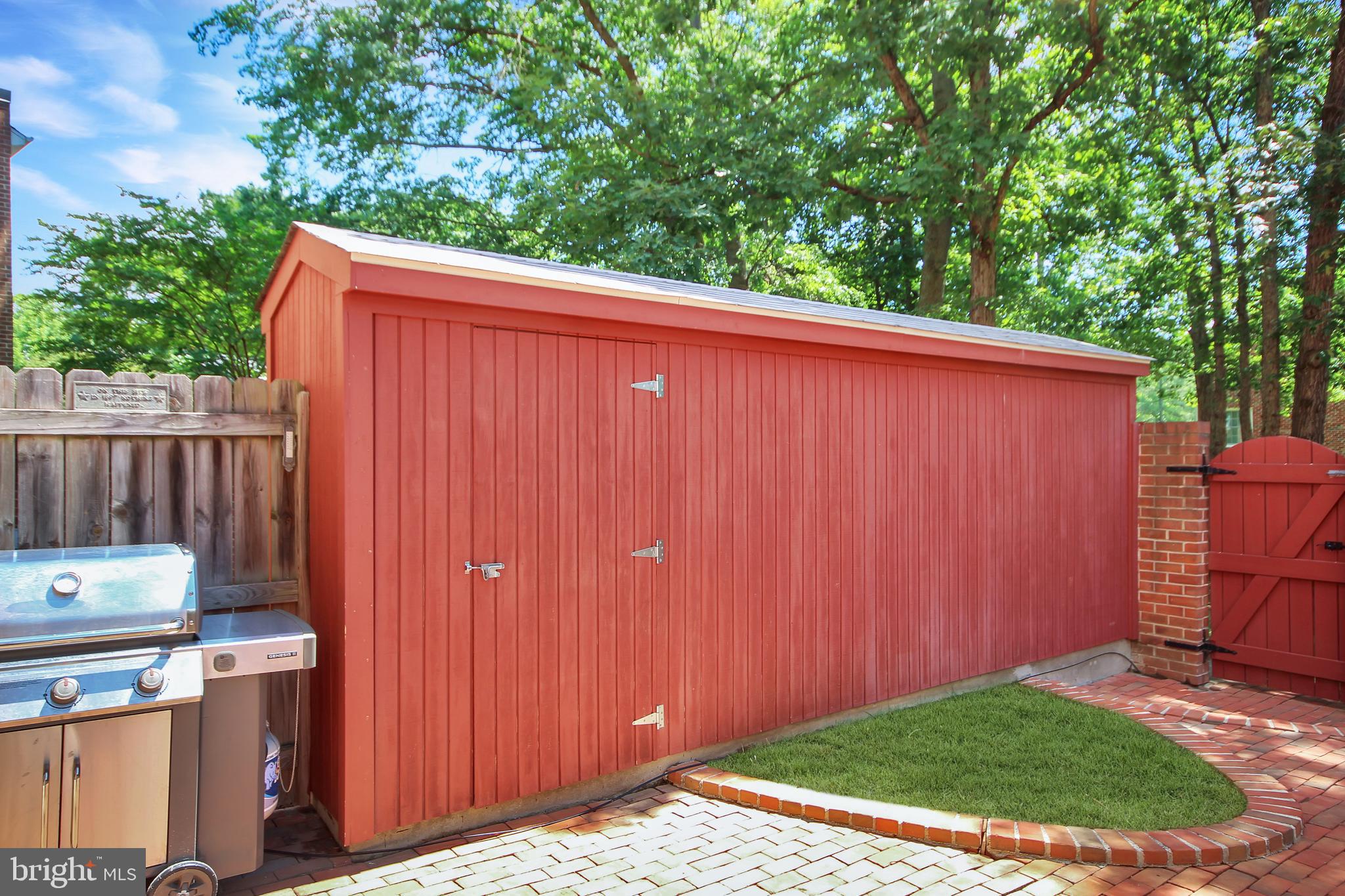 5955 Queenston Street Springfield, VA 22152 - Photo 49 of 63 Storage Shed in Back Yard