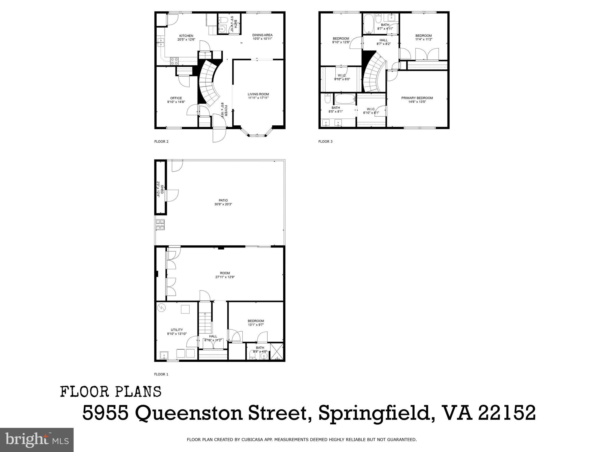 5955 Queenston Street Springfield, VA 22152 - Photo 63 of 63 Floor Plan - All Levels