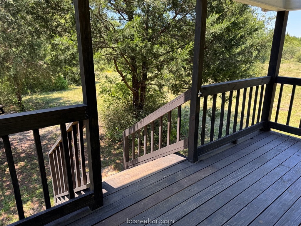 3454 Co Road Marquez, TX 77865 - Photo 16 of 35 a view of a wooden balcony