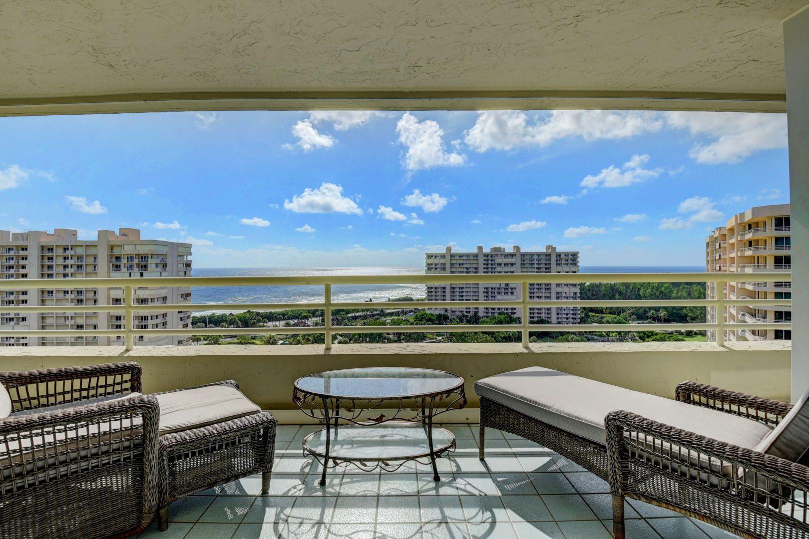 4201 North Ocean Boulevard, Unit 1608 Boca Raton, FL 33431 - Photo 22 of 50 Balcony