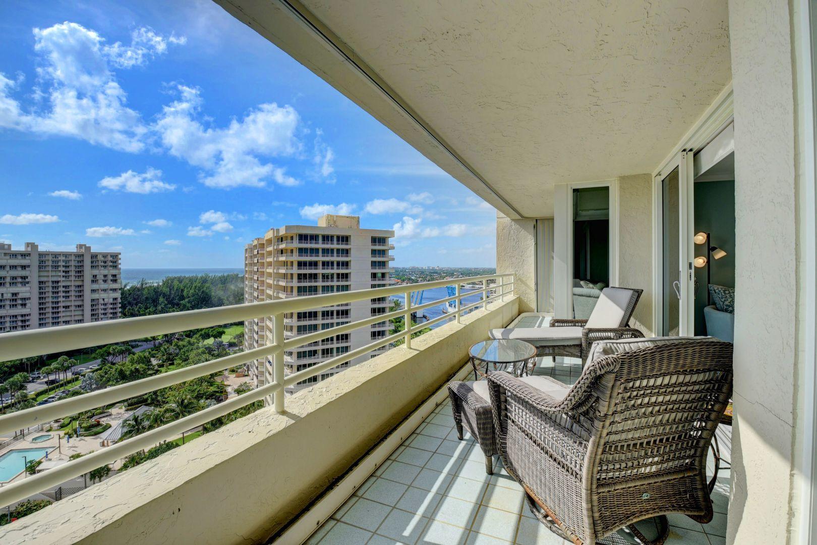 4201 North Ocean Boulevard, Unit 1608 Boca Raton, FL 33431 - Photo 4 of 50 Balcony