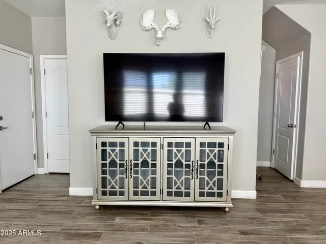 a view of wooden floor