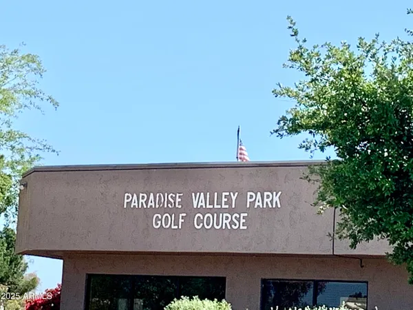 a view of a golf course