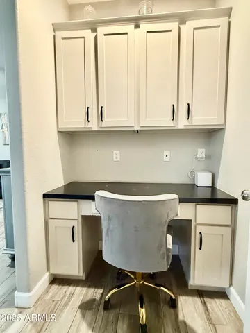 a view of table and chair