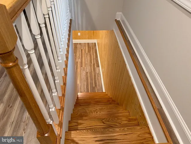 a view of a backyard with plants and outdoor seating